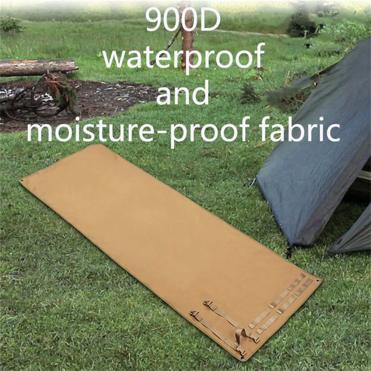 Shooting Mats Prone Padded Waterproof, Roll Up Shooting Mat Prone Rifle Shooter Mats Tactical Shooting Blanket Mat for Range Shooting Hunting (Black)