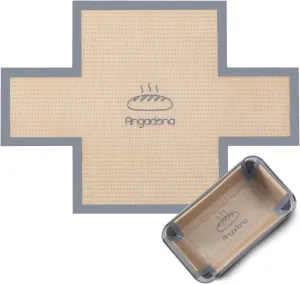 Silicone Bread Loaf Pan Liners, Nonstick and Reusable Bread pan Liner. 2 pack silicone baking mat for 9.5 x 5 inch Loaf Pan
