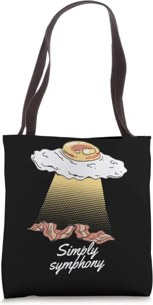 Simply Symphony Breakfast Meaty Bacon Tote Bag