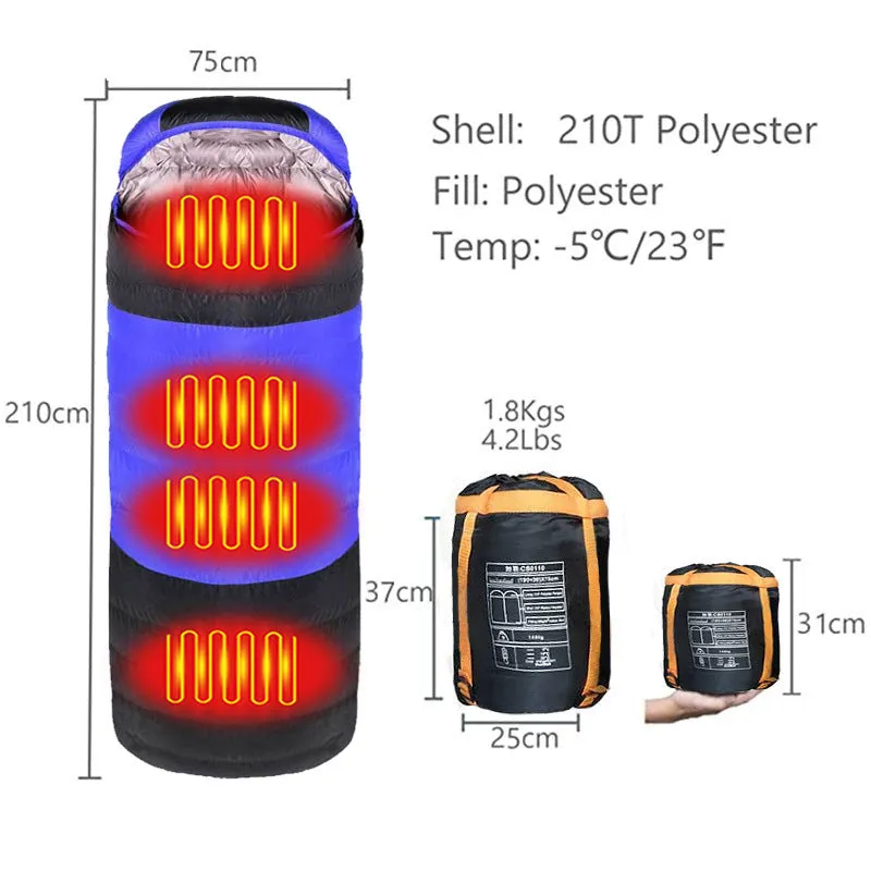 Single Person Sleeping Bag With Heat Insulation Outdoor