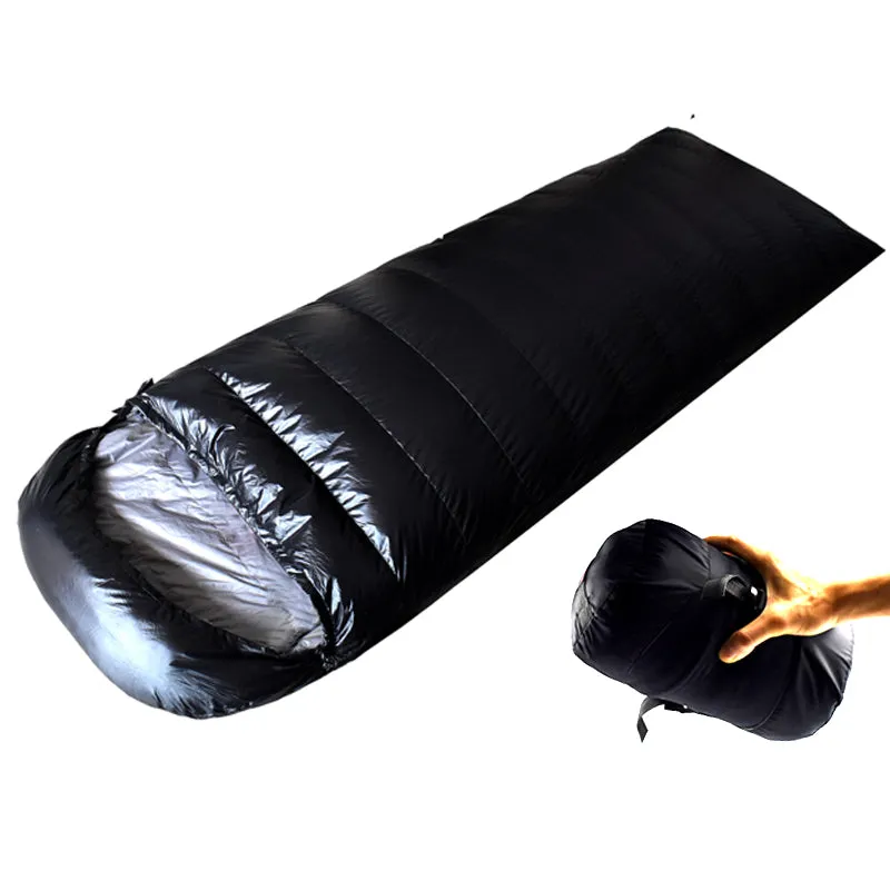 sleeping ARICXI Outdoor bag 210x80cm Down Great savings Sleeping Bag White Camping Black Duck Wireless-enabled