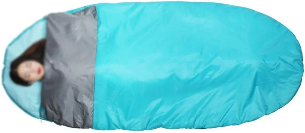 Sleeping Bag Camping Tents Tourist Sleeping Bag 2 People Ultralight Winter Sleeping Bag Adults Goose Down Sleeping Hike Bag Liner (Color : 1.95KG Fruit Green) (1.95KG Lake Blue)