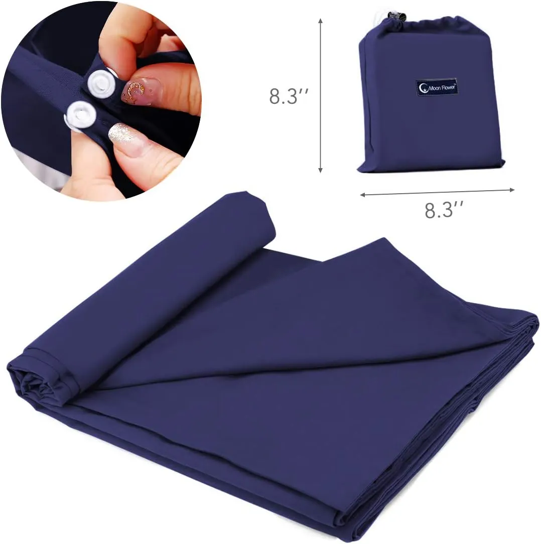 Sleeping Bag Liner Travel Camping Sheet, Lightweight Portable Sleeping Sheets for Outdoor Travel Backpacking Hiking Picnics Hotels