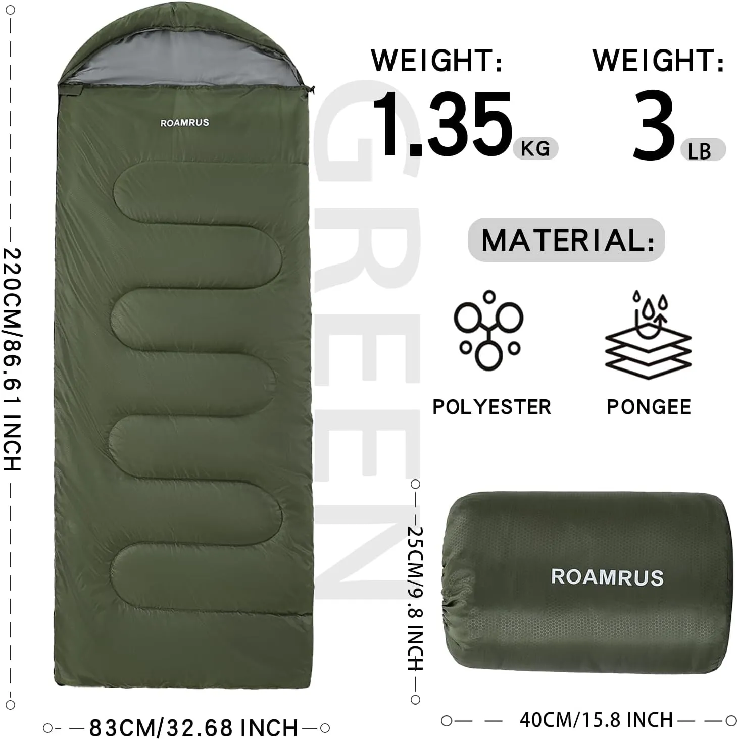 Sleeping Bags for Adults 30/40/50 ℉ Cold Weather,Portable, Waterproof,Lightweight Sleeping Bag for Tall Girls Boys with Compression Sack for Warm Camping,Outdoor & Indoor,Hiking