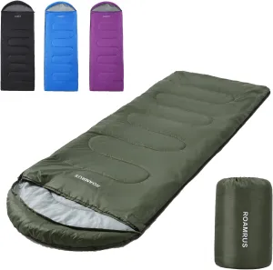 Sleeping Bags for Adults 30/40/50 ℉ Cold Weather,Portable, Waterproof,Lightweight Sleeping Bag for Tall Girls Boys with Compression Sack for Warm Camping,Outdoor & Indoor,Hiking