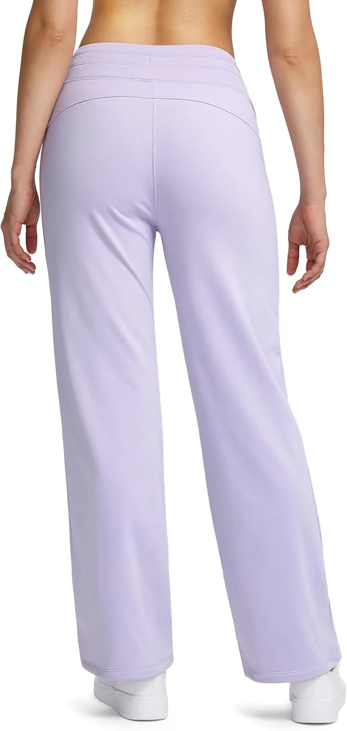 Soothfeel Women's Fleece Lined Pants High Waisted Zipper Pockets Winter Warm Thermal Sweatpants Snow Ski Hiking Lounge Pants