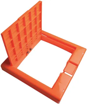 SP Bel-Art Clavies Orange Biohazard Bag Holder Cover for F13192-0002 and F13192-0003 (F13192-0102)