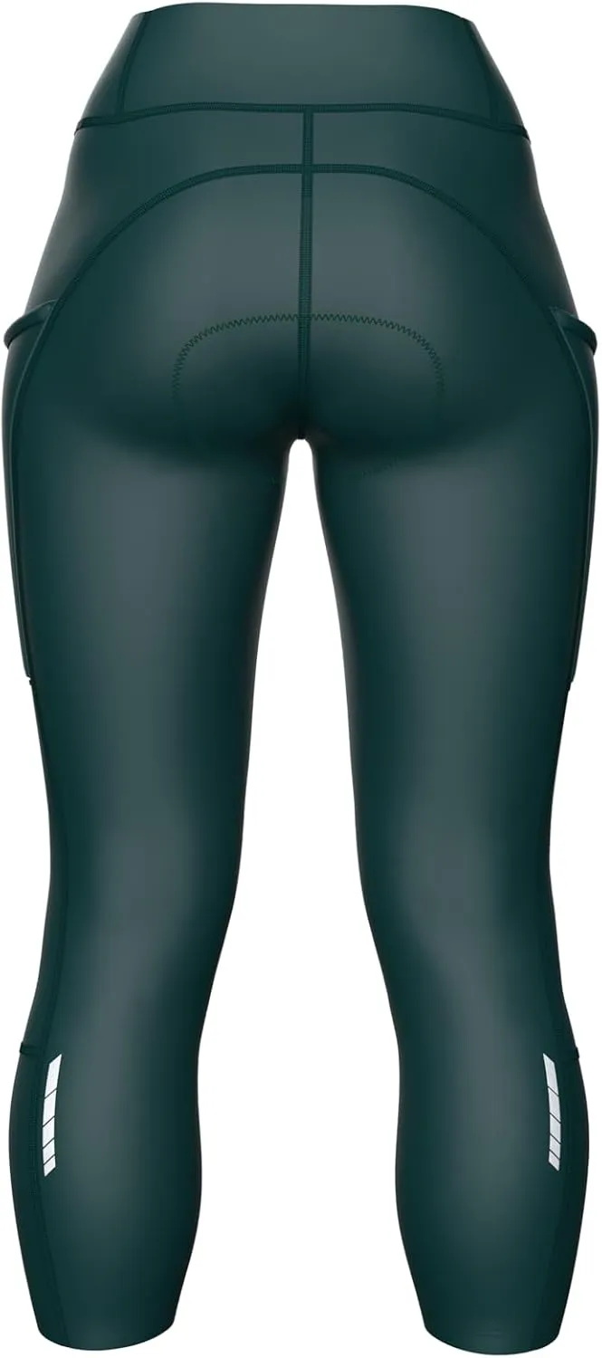 Sparx Women Padded Bike Pants Cycling Shorts Bicycle Thermal Capris 3/4 Winter Biking Tights