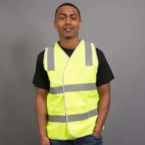 Sportage Hi-viz Adults/Unisex Day/Night Nylon Vest (3482)