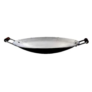 Stainless Nonstick Roasting Pan, Barbeque Plate with Handles, 17.3"