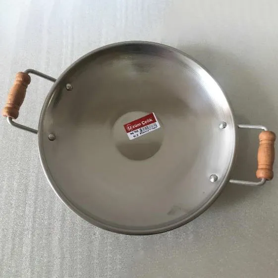 Stainless Nonstick Roasting Pan, Barbeque Plate with Handles, 20.7"