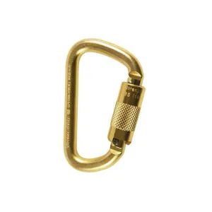 Steel 'D' Tri-lock Carabiner