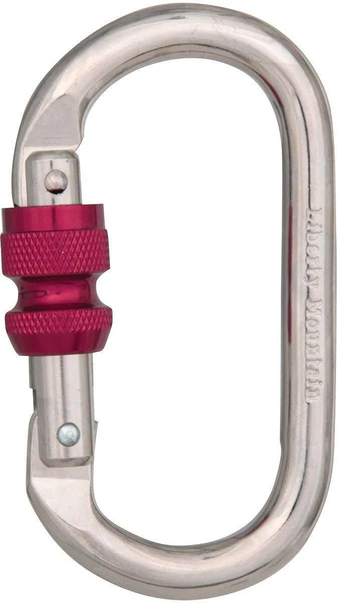 Steel Oval Locking Carabiner - CYPHER