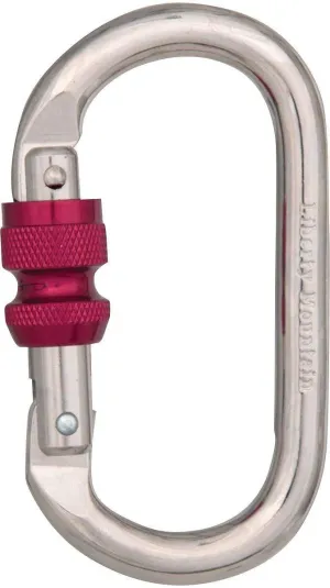 Steel Oval Locking Carabiner - CYPHER