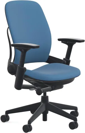Steelcase Era Onyx Leap Upholstered Hard Casters