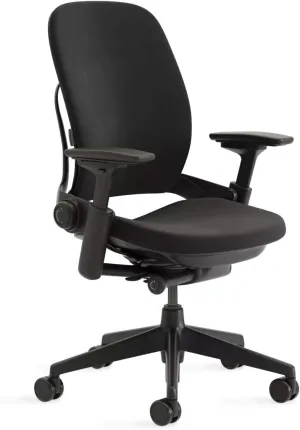 Steelcase Leap Office Chair, Carpet, Cogent/Black