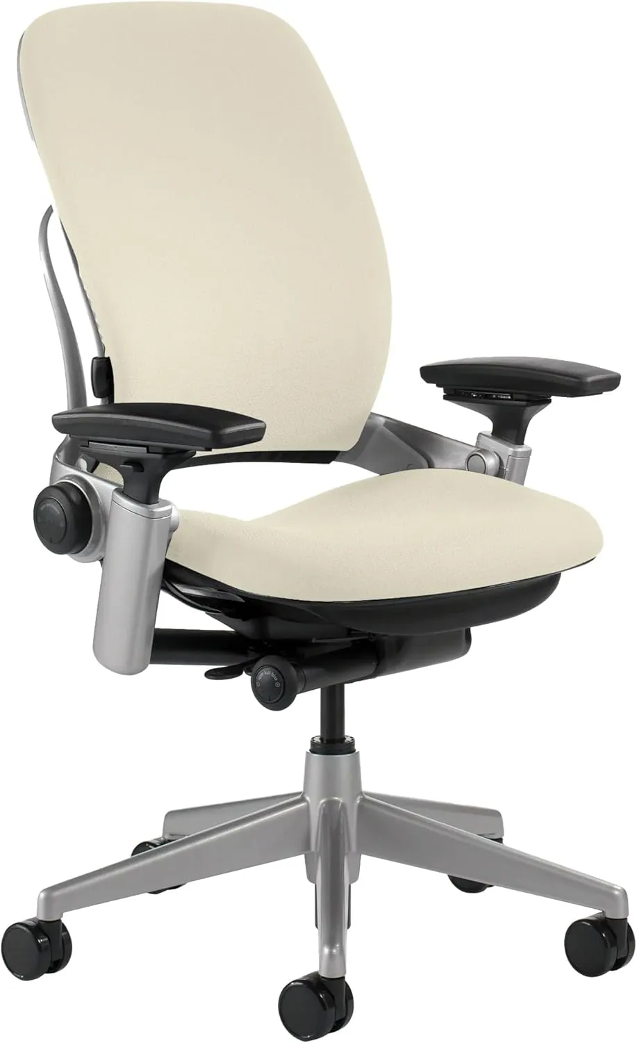 Steelcase Leap Office Chair - Ergonomic Work Chair with Wheels for Carpet Flooring - Work Chair Supports Unique Body Shape - with Natural Glide System & Liveback Technology - Coconut Yellow Fabric