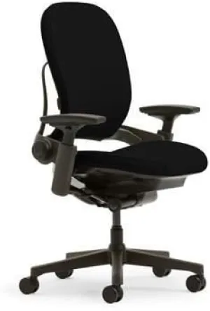 Steelcase Leap Plus Fabric Chair, Black