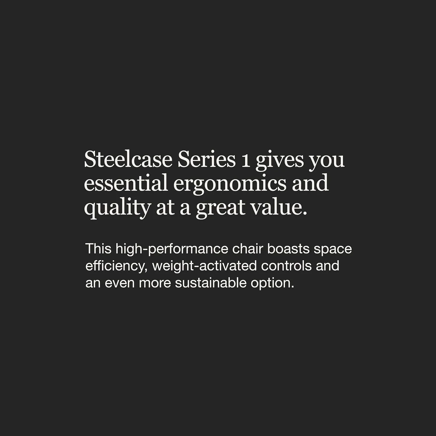 Steelcase Series 1 Office Chair - Ergonomic Work Chair with Wheels for Carpet - Helps Support Productivity - Weight-Activated Controls, Back Supports & Arm Support - Easy Assembly - Blue Jay