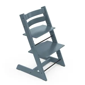 Stokke Tripp Trapp Chair from, Fjord Blue - Adjustable, Convertible Chair for Toddlers, Children & Adults - Convenient, Comfortable & Ergonomic - Classic Design
