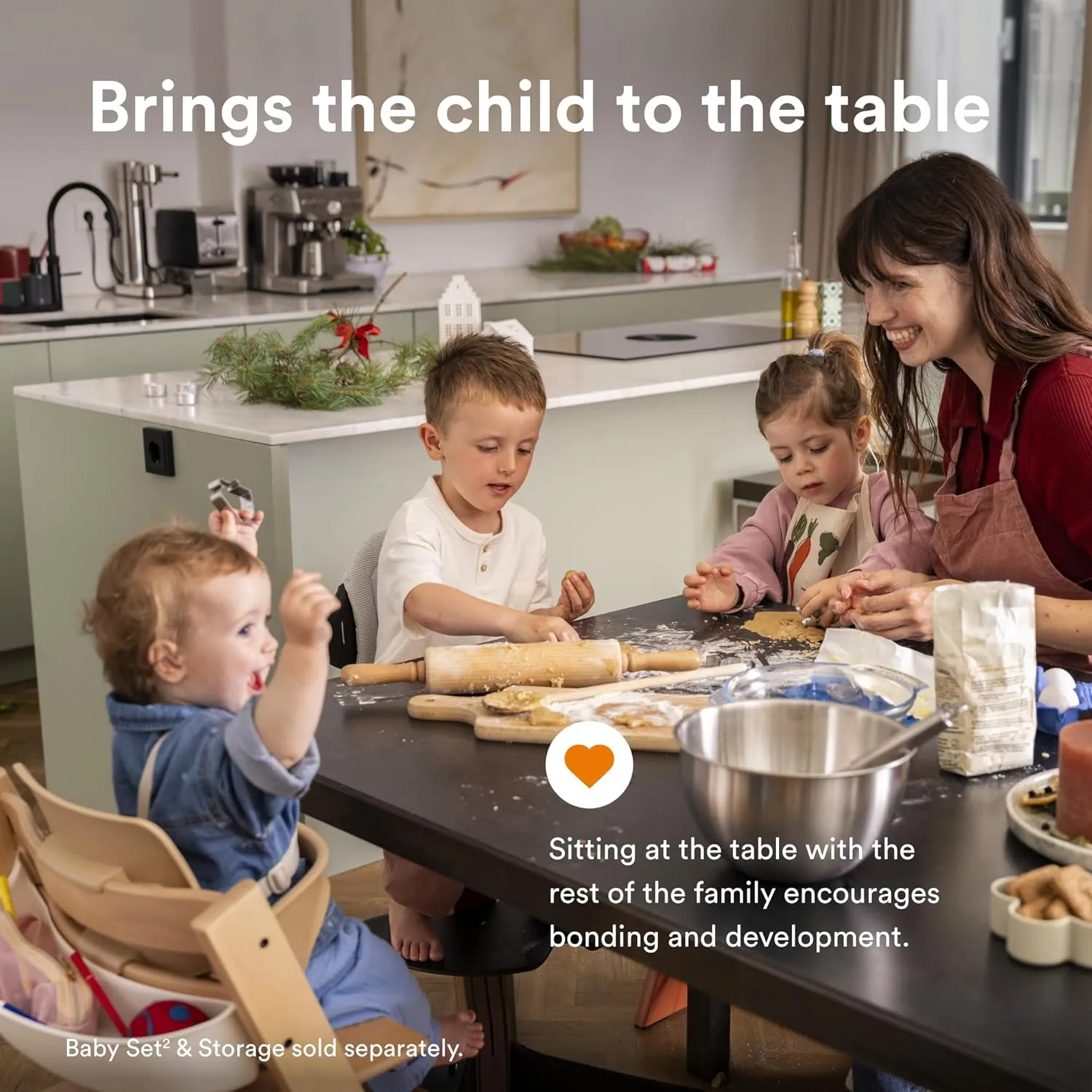 Stokke Tripp Trapp Chair, Oak Natural - Adjustable, Convertible Chair for Toddlers, Children & Adults - Comfortable & Ergonomic - Made with Oak Wood