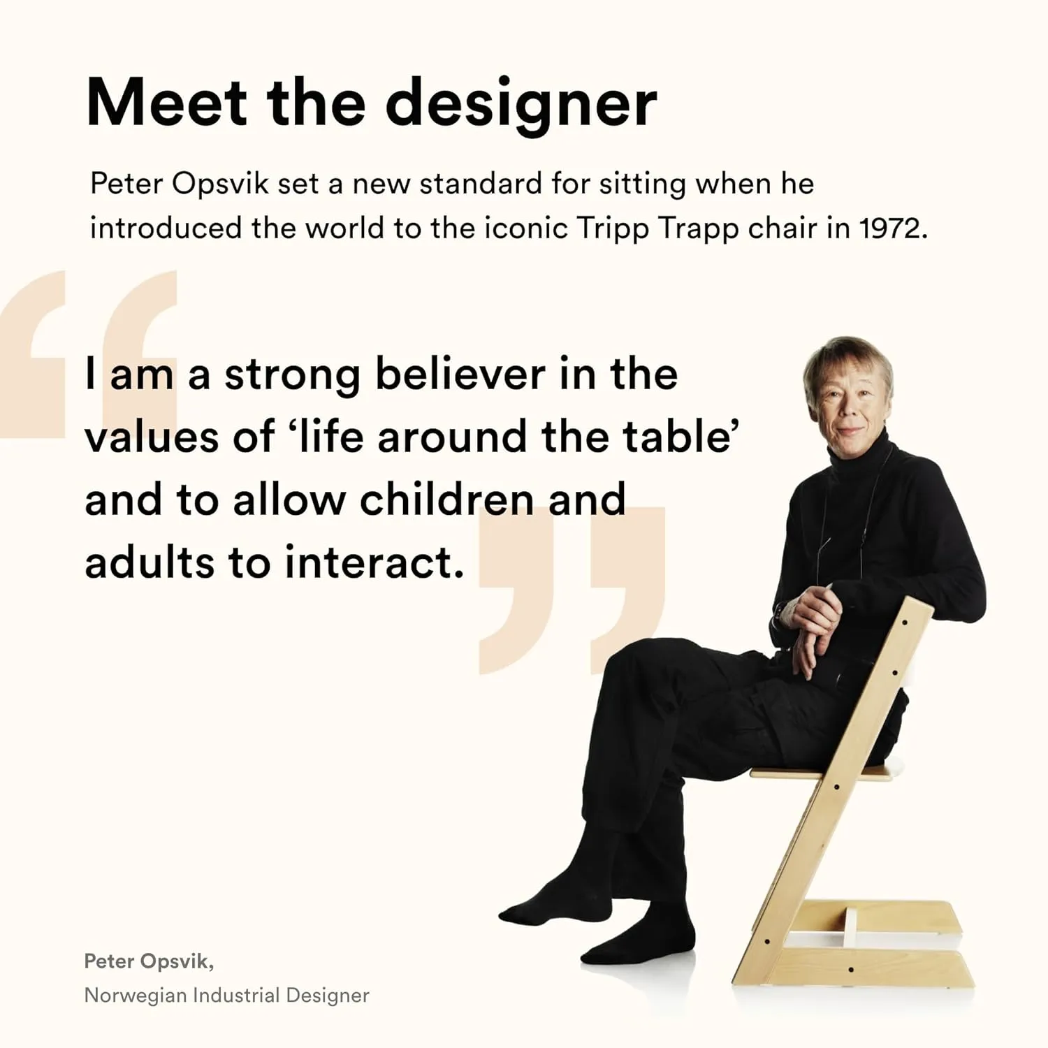 Stokke Tripp Trapp Chair, Oak Natural - Adjustable, Convertible Chair for Toddlers, Children & Adults - Comfortable & Ergonomic - Made with Oak Wood