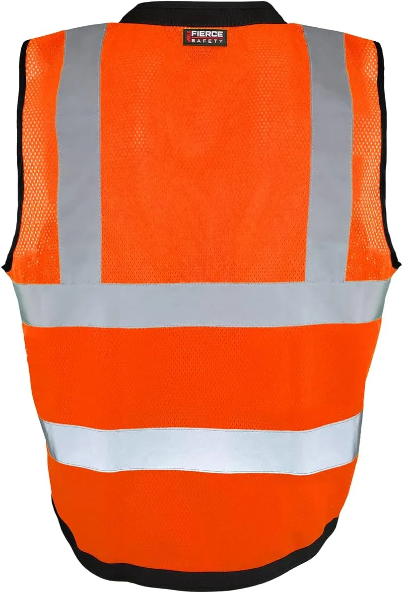 SU300G Surveyors Class 2 Green Reflective Vest with Tablet Pockets | Meets ANSI/ISEA Standards