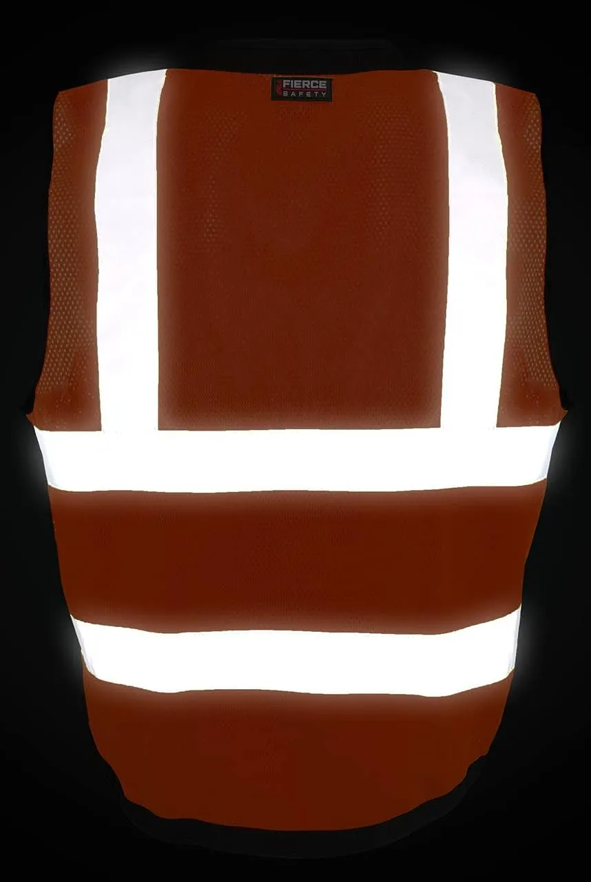 SU300G Surveyors Class 2 Green Reflective Vest with Tablet Pockets | Meets ANSI/ISEA Standards