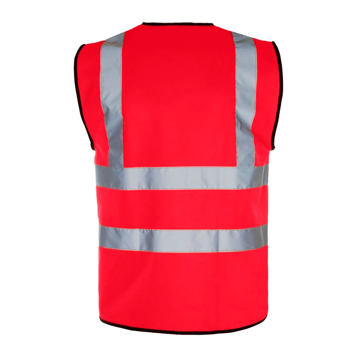 Supertouch Hi Vis Red Velcro Vest