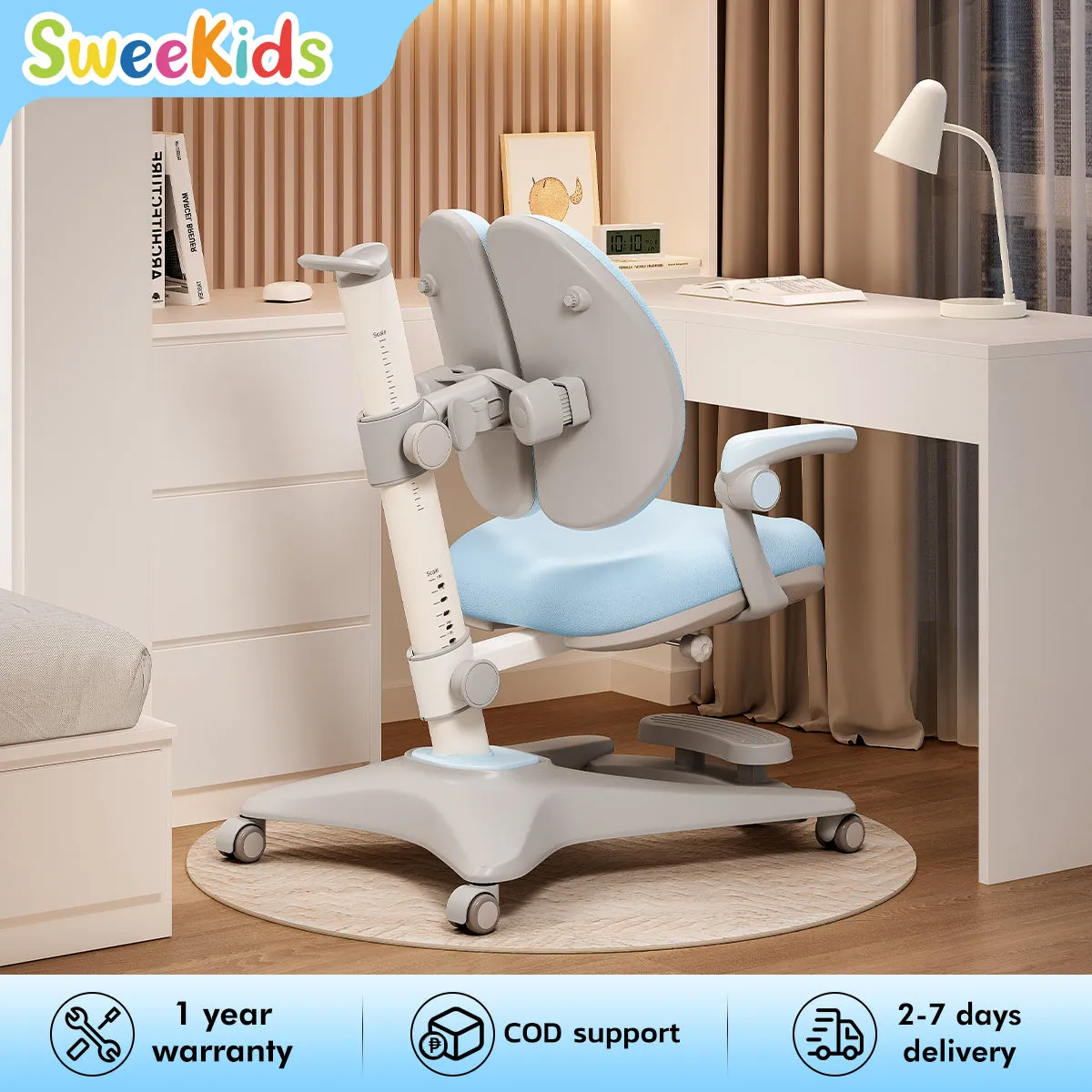 Sweekids Children's Ergonomic Adjustable Study Chair S350