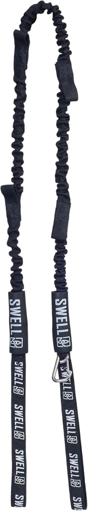 SWELL Wakesurf - Bungee Dock Line 6 Ft. - Adjustable Length Webbing, Shock Absorbing Cord Protection Boat Tie Fender Rope