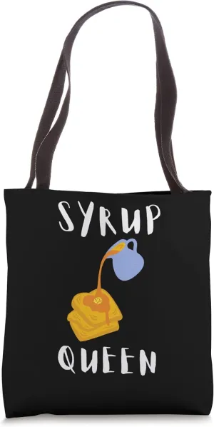 Syrup For Pancakes Flipping Flapjack Breakfast Pancake Maker Tote Bag