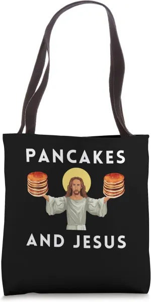 Syrup For Pancakes Flipping Flapjack Breakfast Pancake Maker Tote Bag