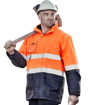 Syzmik Hi Vis 4-in-1 Rain Jacket Combo