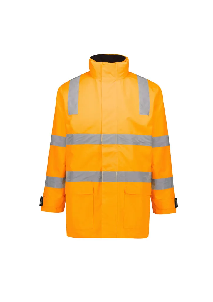 Syzmik Unisex Hi Vis VIC Rail 4 In 1 Waterproof Jacket-(ZJ580)