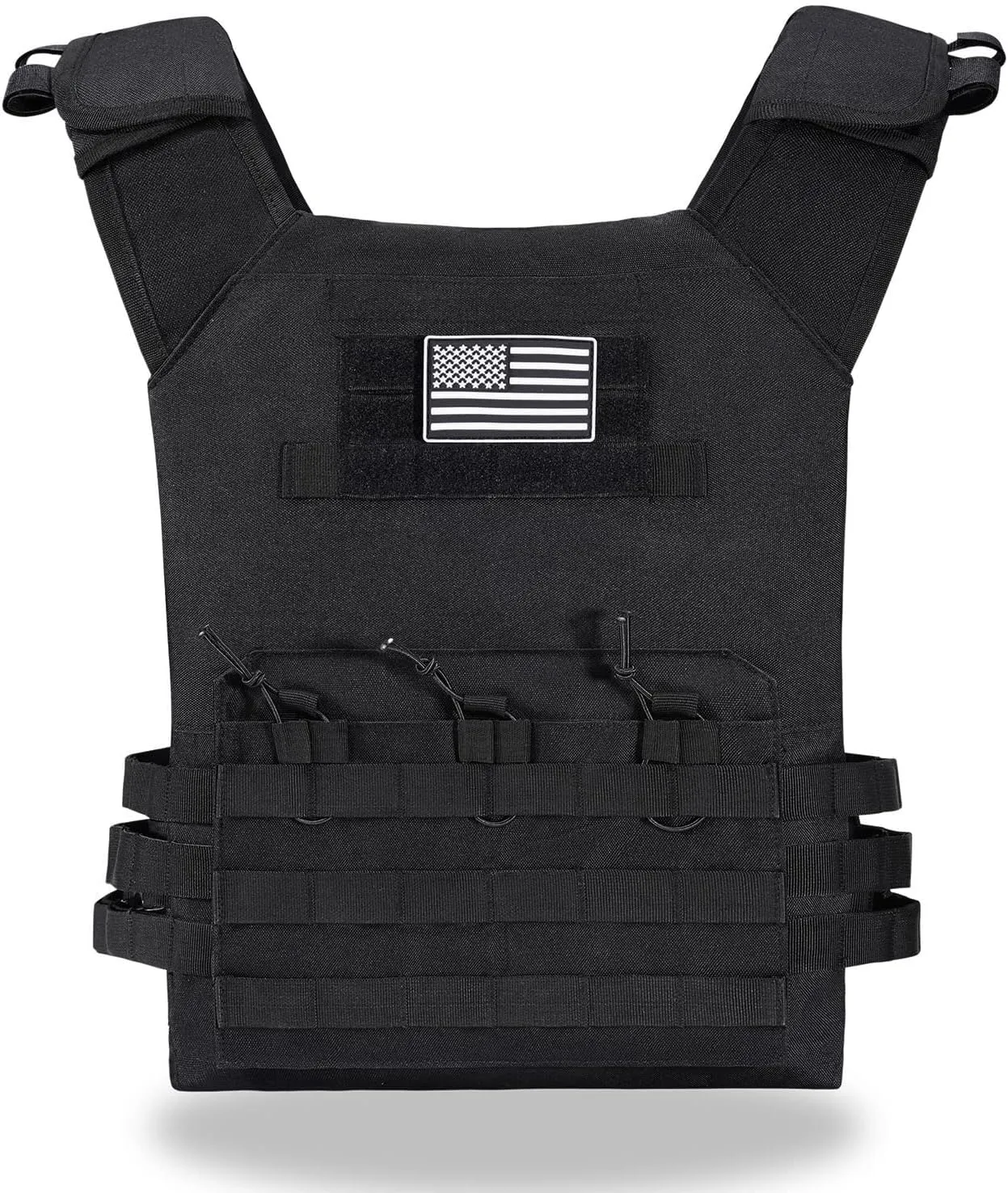 Tactical Outdoors Vest,Fully Adjustable Breathable,Lightweight Modular Paintball Police Airsoft Vest