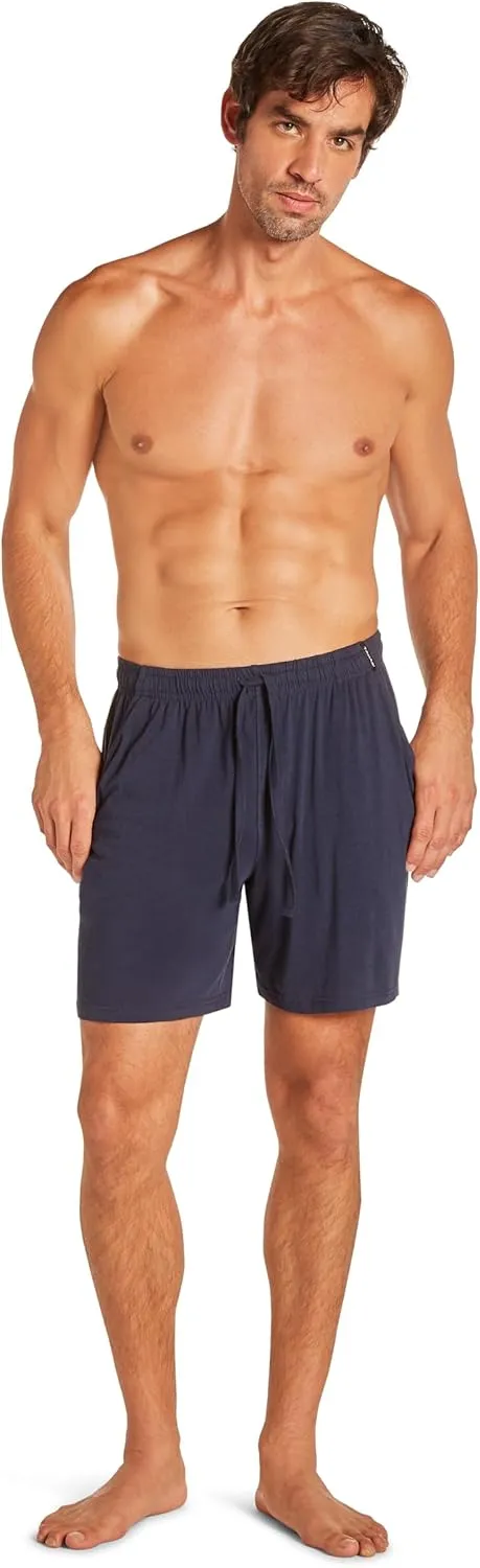 TAHARI Men's The Ultimate Comfort Sleep Pajama Short for Men – Soft Cotton Relaxed Fit Lounge Shorts