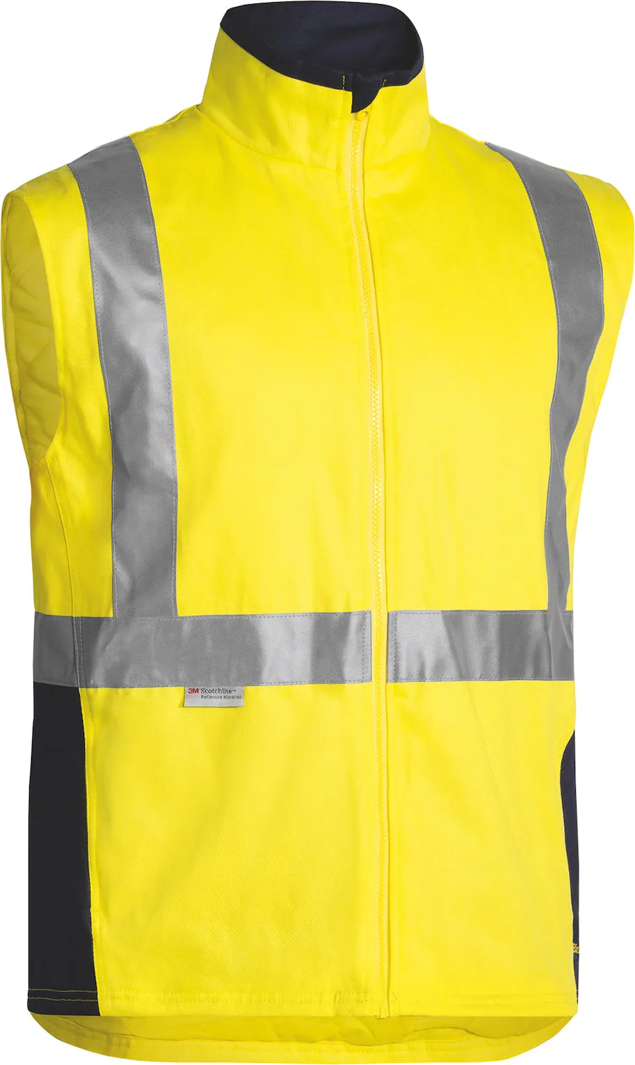 Taped Bisley Hi-Vis 3 In 1 Drill Jacket