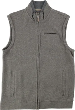 Tasso Elba Men's Herringbone Full-Zip Vest Sweater