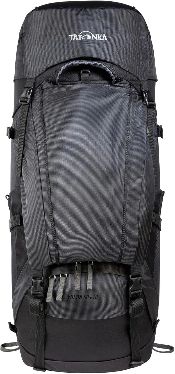 Tatonka Men Trekking Backpack with Front Opening, Black, 50   10 Liter