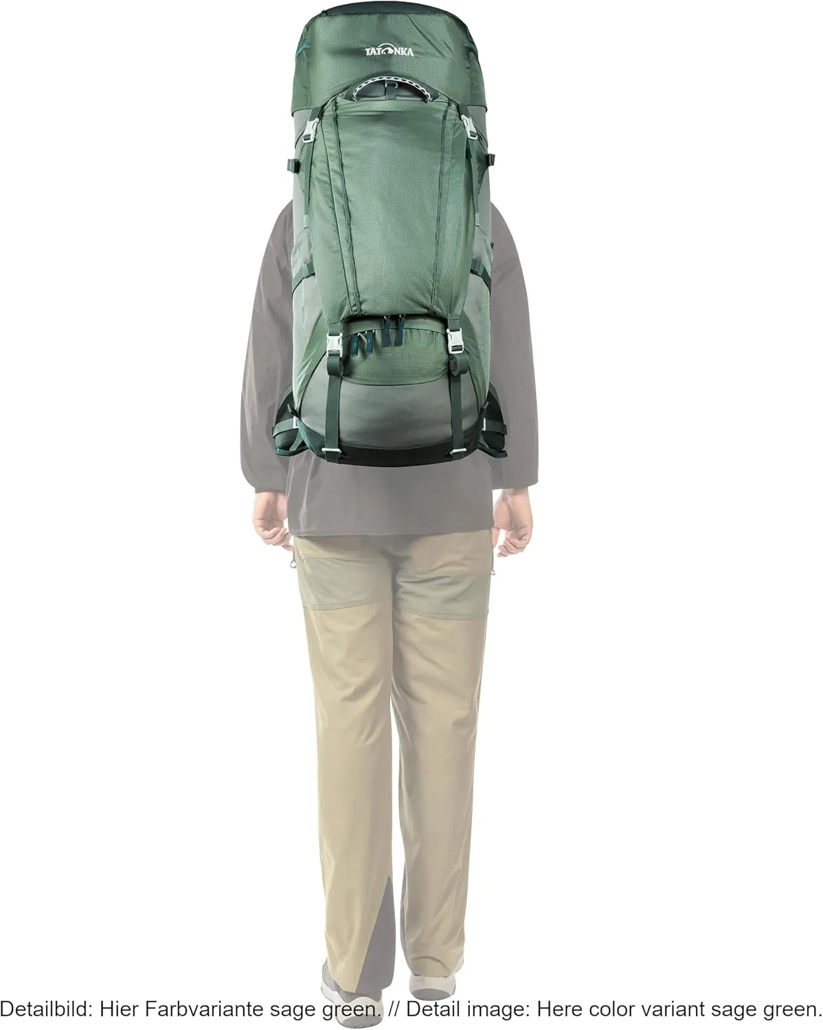 Tatonka Men Trekking Backpack with Front Opening, Black, 50   10 Liter