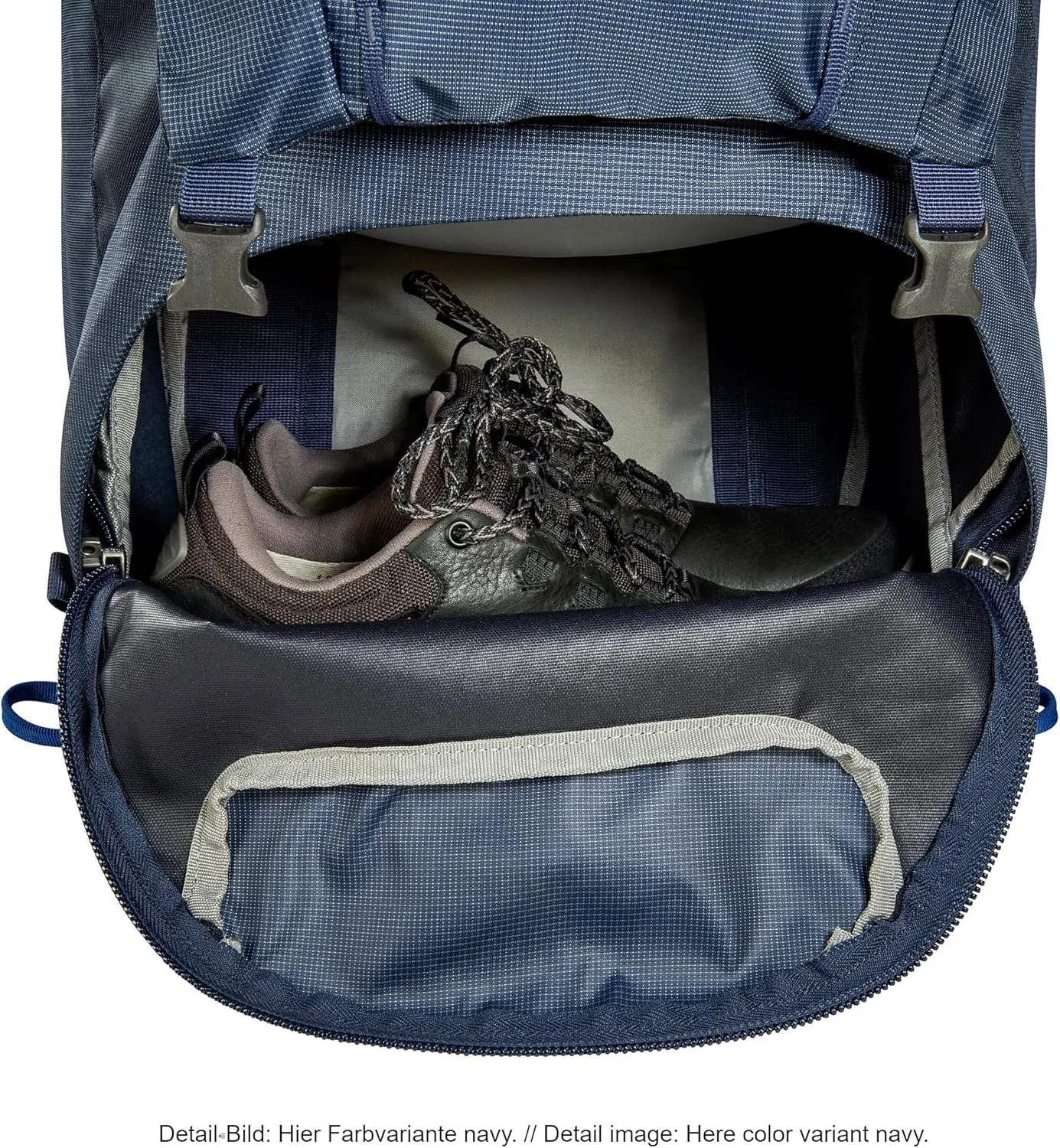 Tatonka Men Trekking Backpack with Front Opening, Titanium Grey, 60   10 Liter