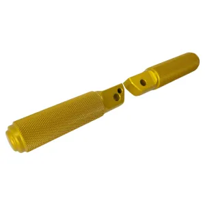 TC Bros. Nomad Passenger Foot Pegs fits 2018-up Harley Softail M8 & Pan America - Gold