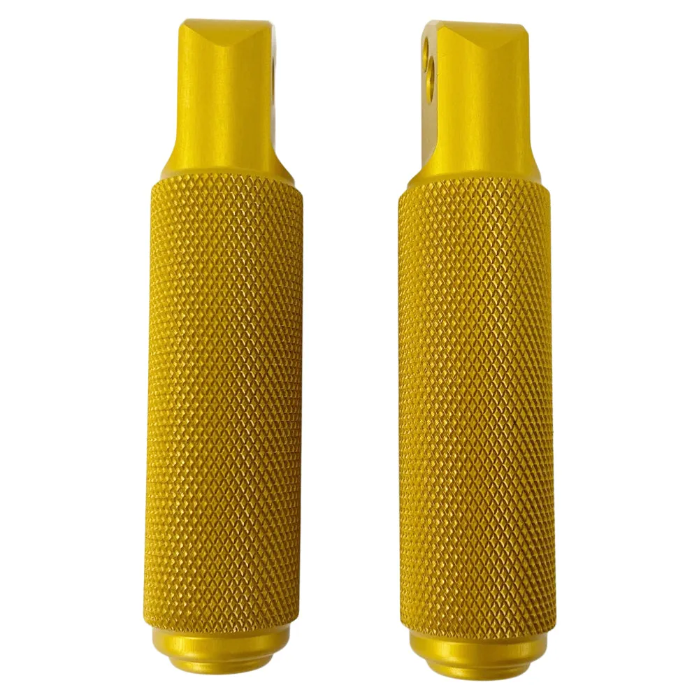 TC Bros. Nomad Passenger Foot Pegs fits 2018-up Harley Softail M8 & Pan America - Gold