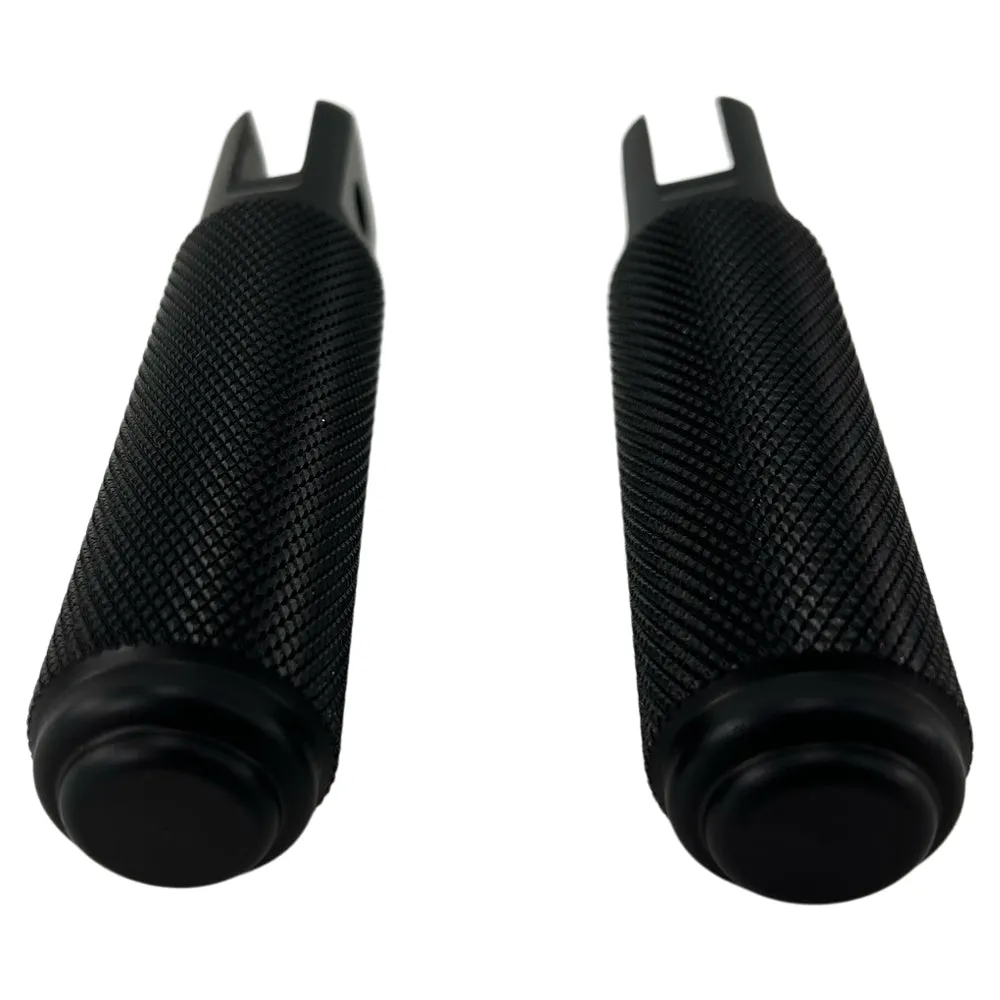 TC Bros. Nomad Rider Foot Pegs fits 2018-up Harley Softail M8 & Pan America - Black