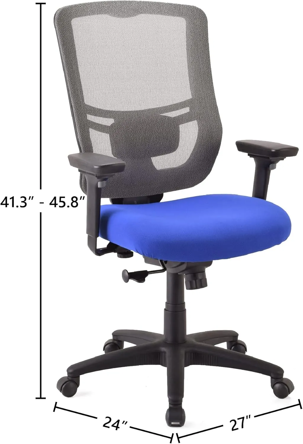 Tempur-Pedic Synchro-Tilt Task Chair, Blue
