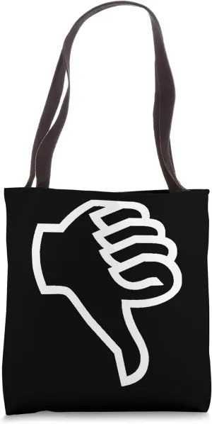 Thumbs Down, Huge, Disagree, Disapprove Tote Bag