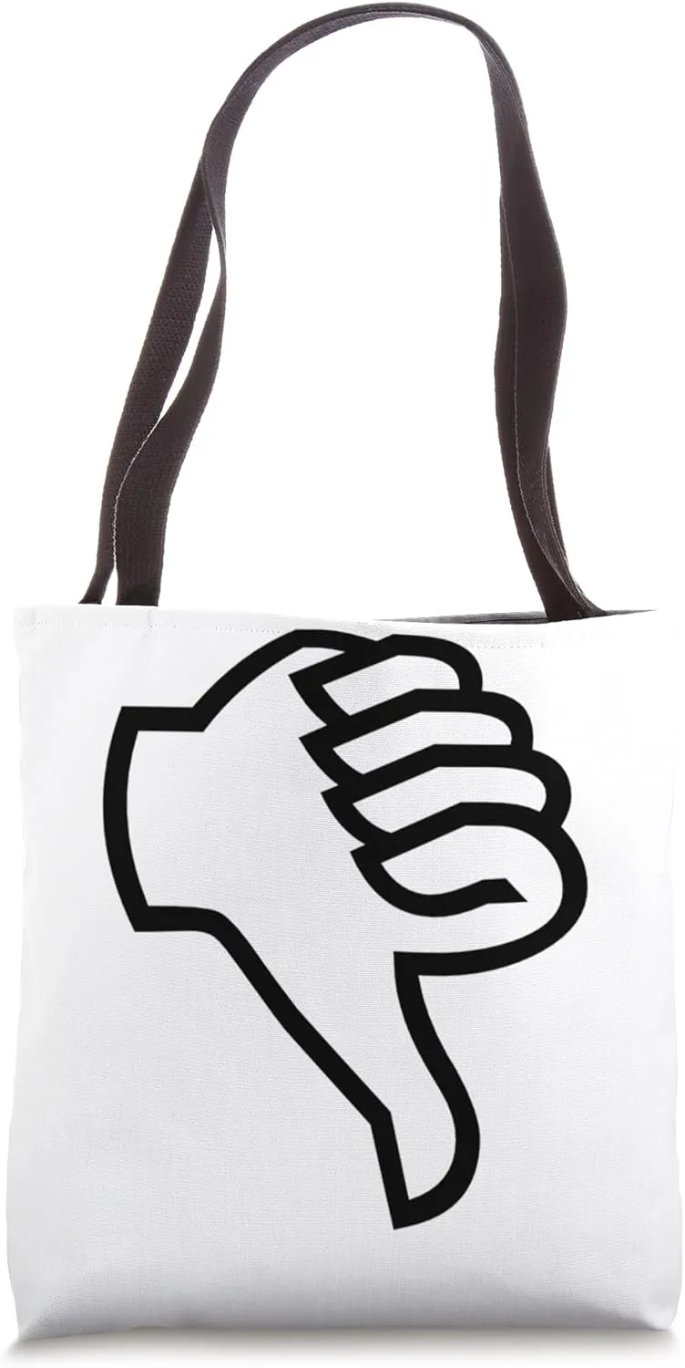 Thumbs Down, Huge, Disagree, Disapprove Tote Bag