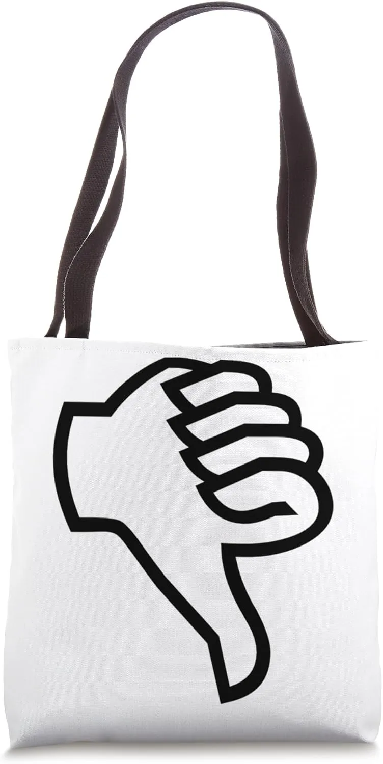 Thumbs Down, Huge, Disagree, Disapprove Tote Bag