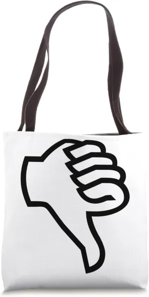 Thumbs Down, Huge, Disagree, Disapprove Tote Bag